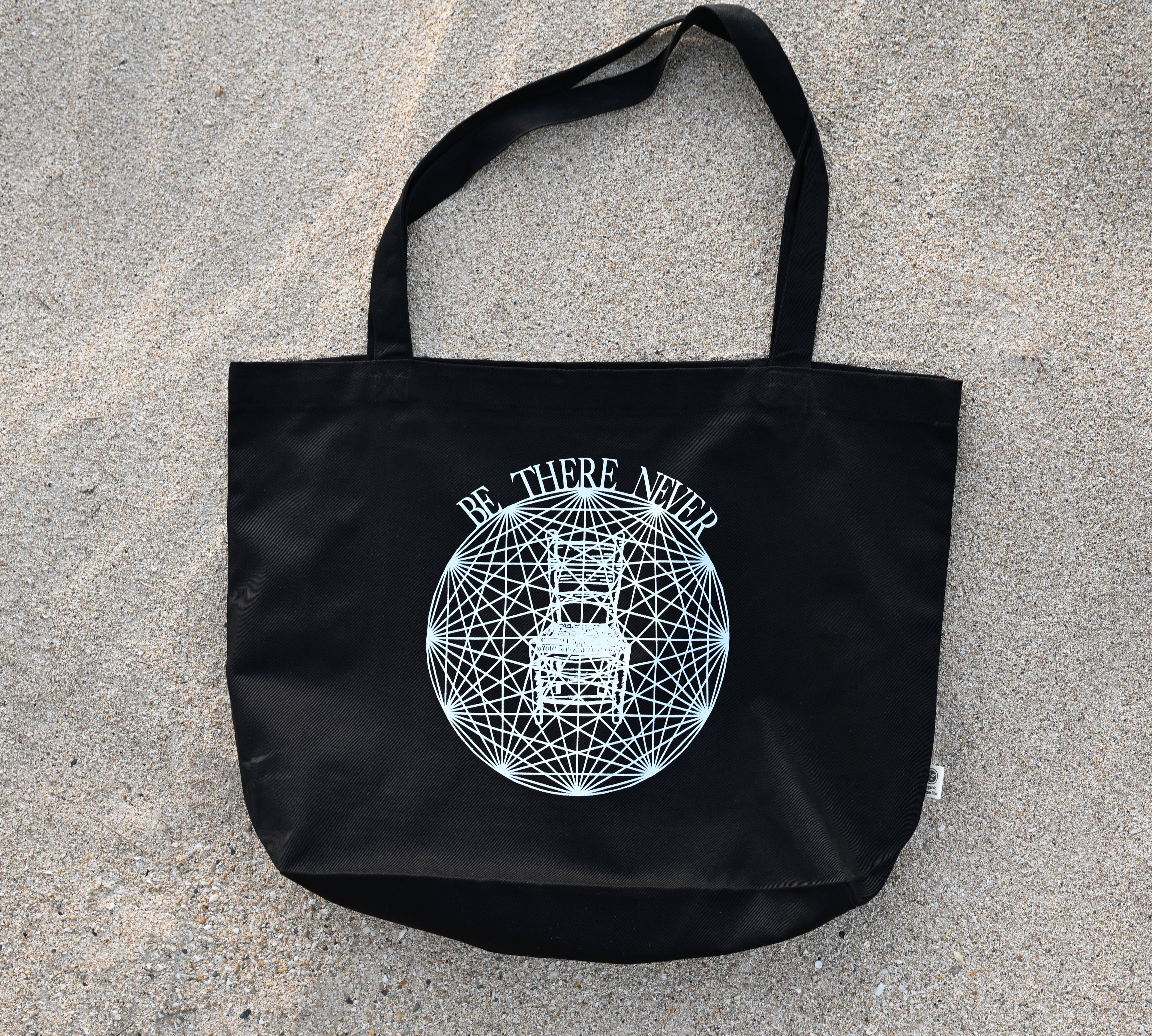 Be There Never organic eco tote